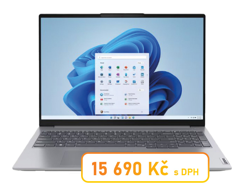 Lenovo ThinkBook/ 16 G6/ i3-1315U/ 16"/ WUXGA/ 8GB/ 256GB SSD/ UHD/ W11H/ Gray